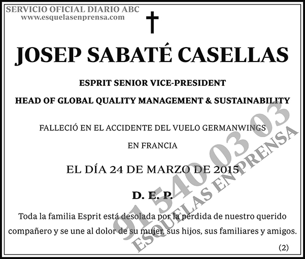 Josep Sabaté Casellas